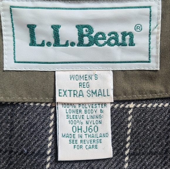 Ll Bean Hooded Duster Trench Coat - Picture 10 of 15
